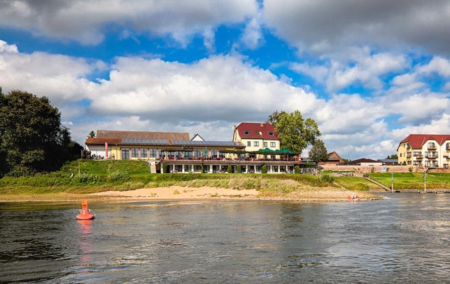 Elbterrassen Zu Brambach Hotell Dessau-Rosslau Exteriör bild